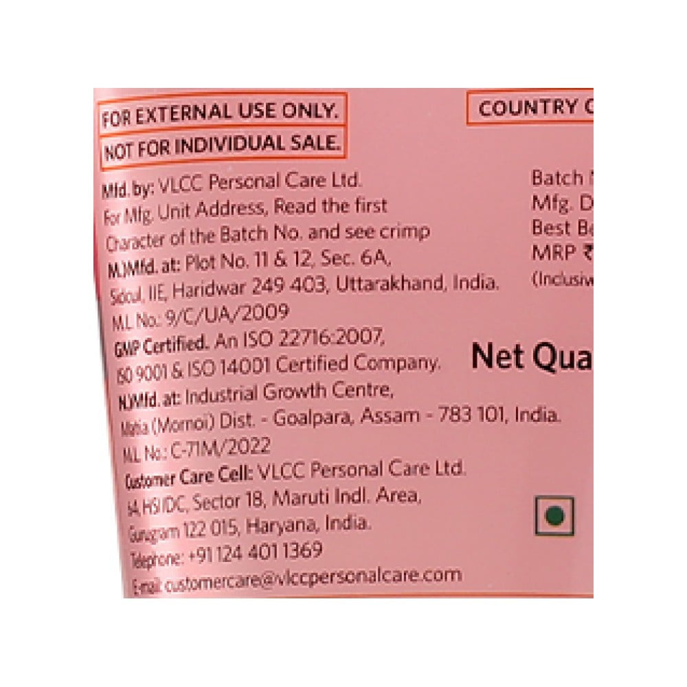 VLCC Mulberry & Rose Fairness Face Wash - Buy 1 Get 1 Free : 2x150 ml
