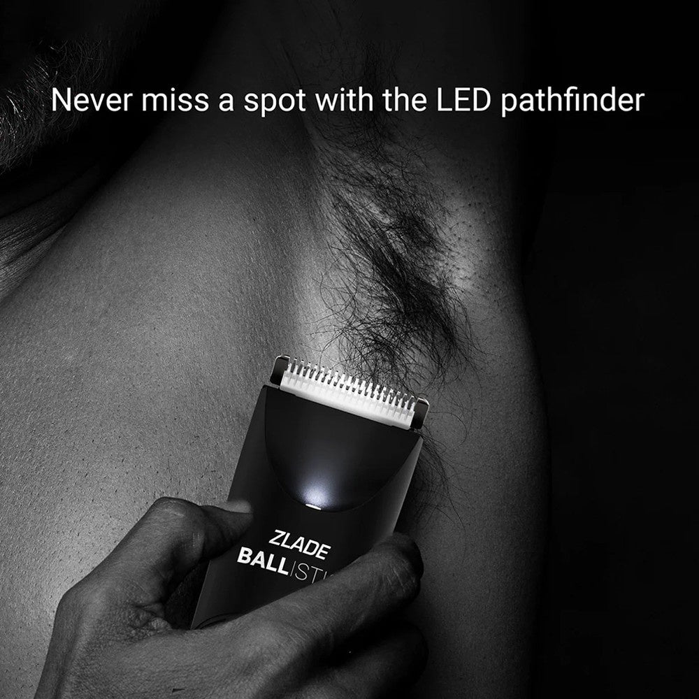Zlade Ballistic Lite Waterproof Male Body Trimmer (Black) : 1 unit