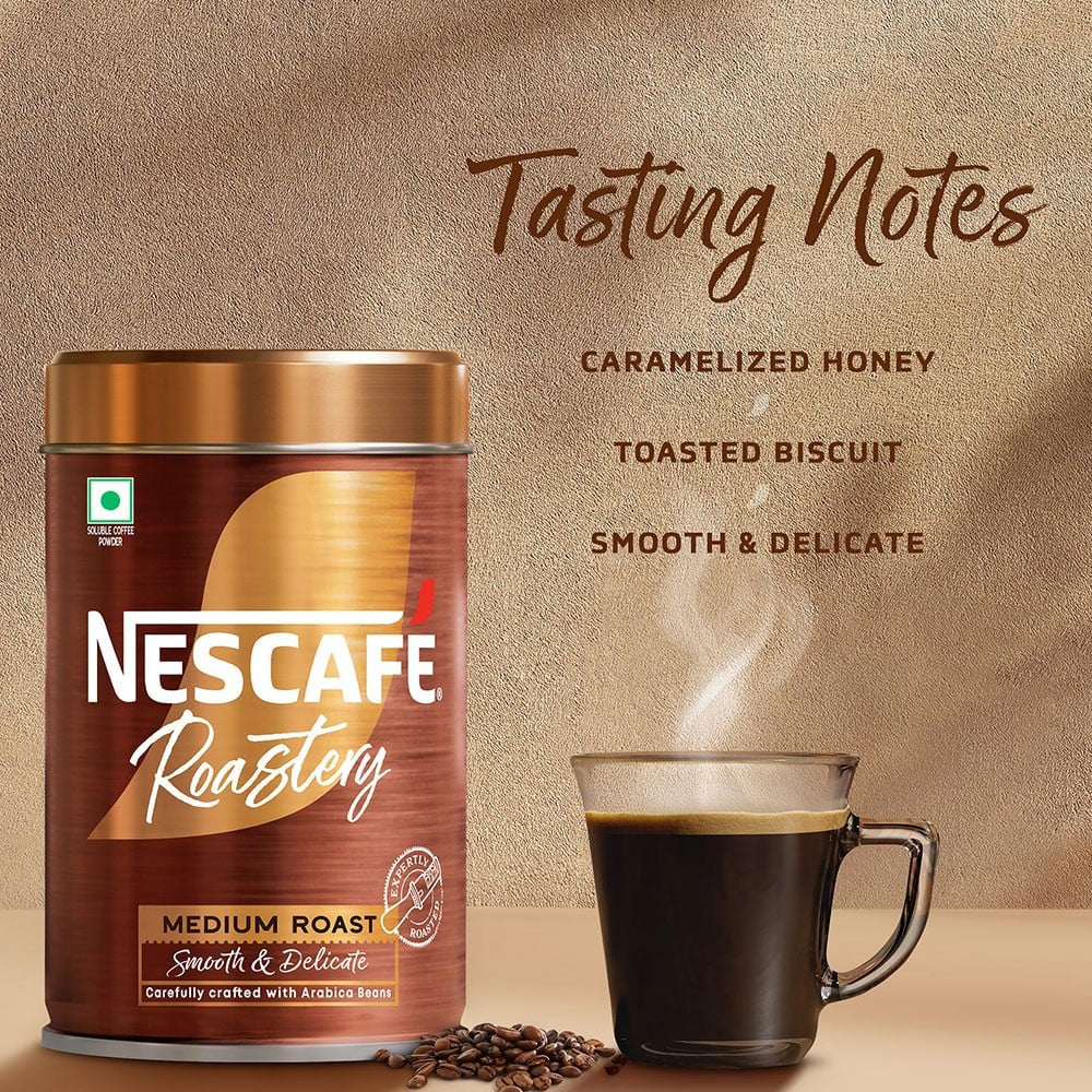 Nescafe Roastery - Medium Roast Instant Coffee (Smooth & Delicate) : 95 g