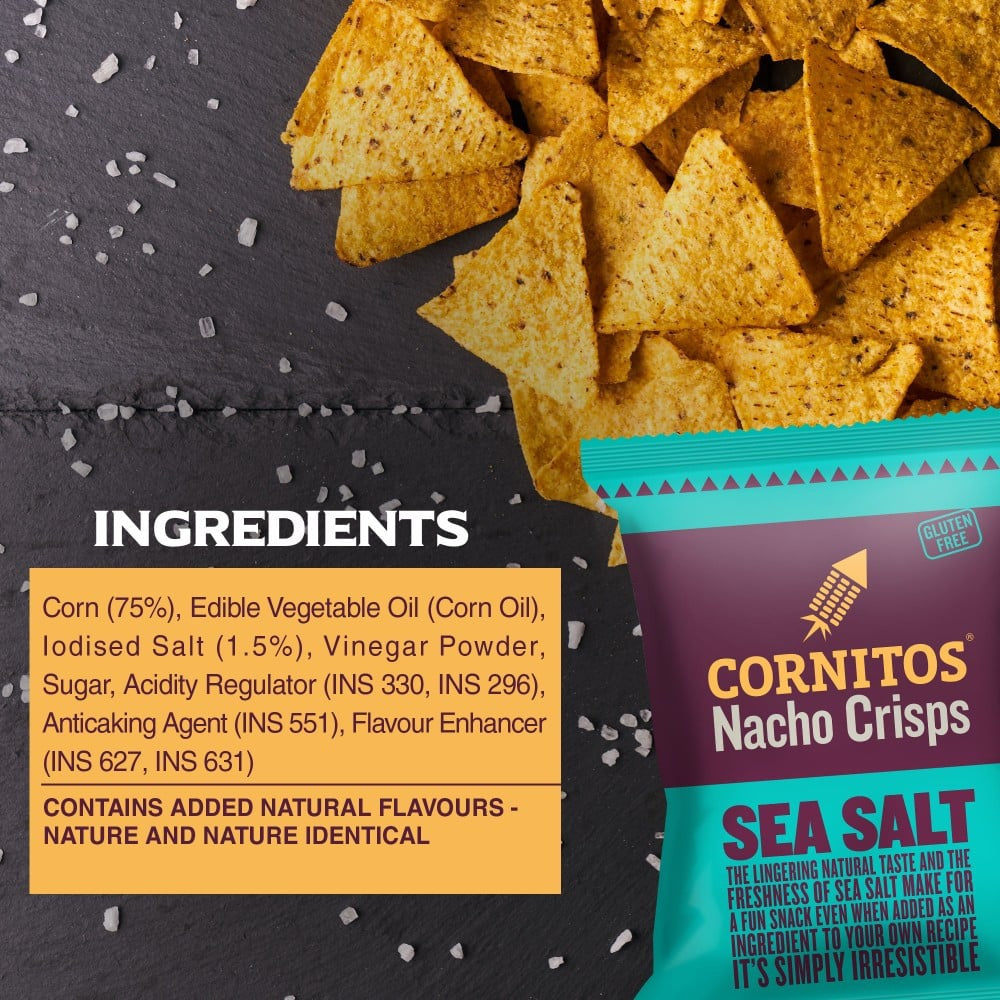 Cornitos Sea Salt Nachos : 150 g