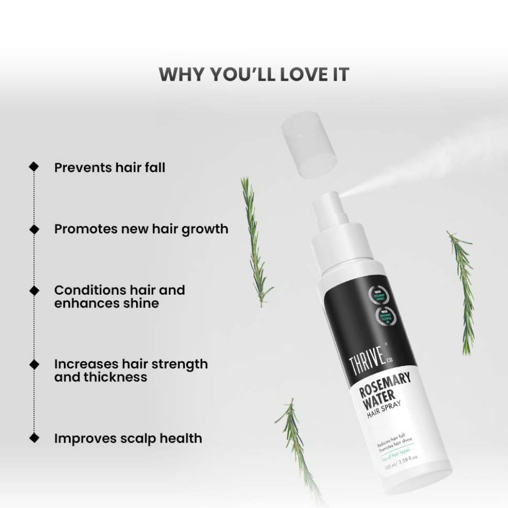 ThriveCo Rosemary Water Hair Spray : 100 ml