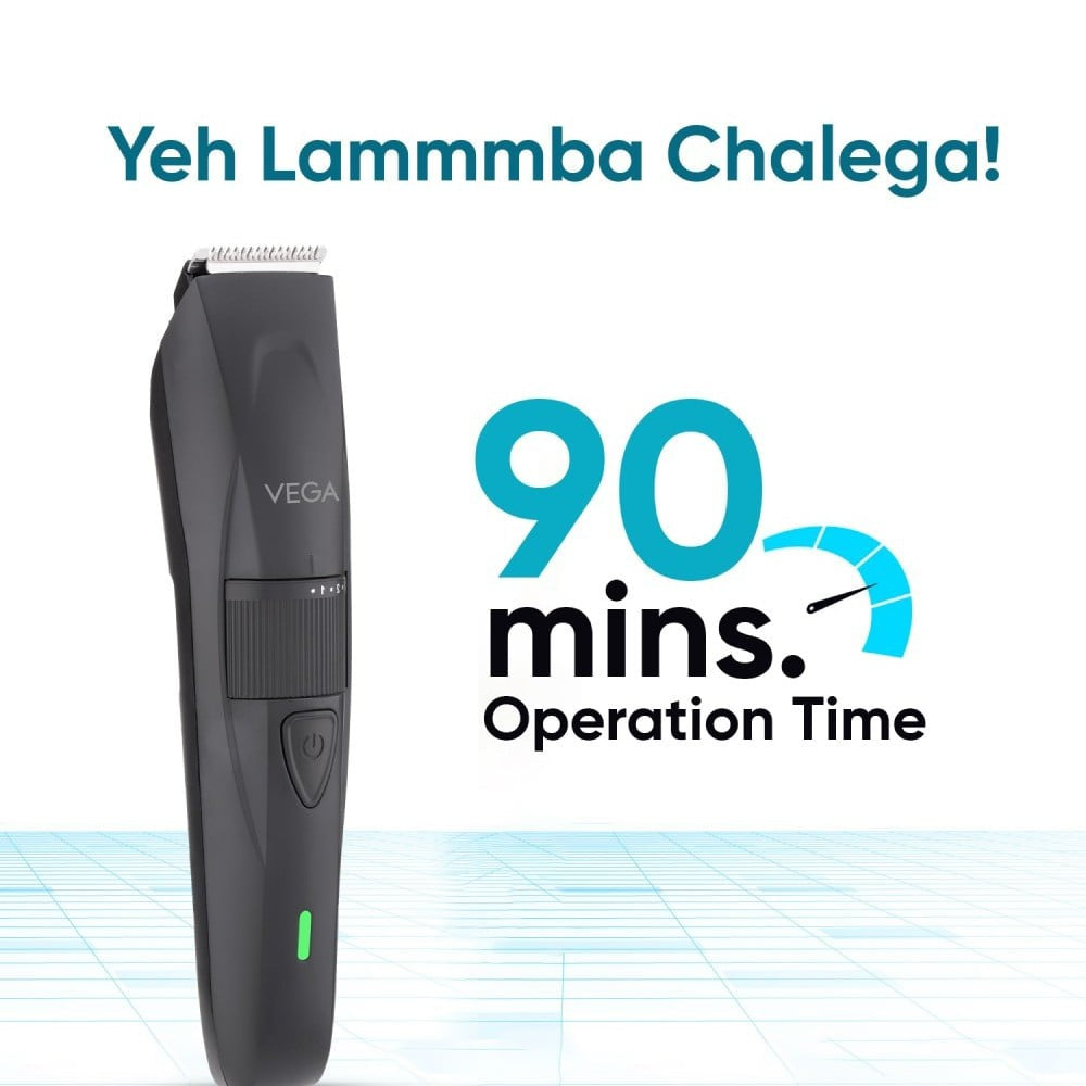 Vega Trimmer for Men Power Lite, VHTH-38 (Black) : 1 unit