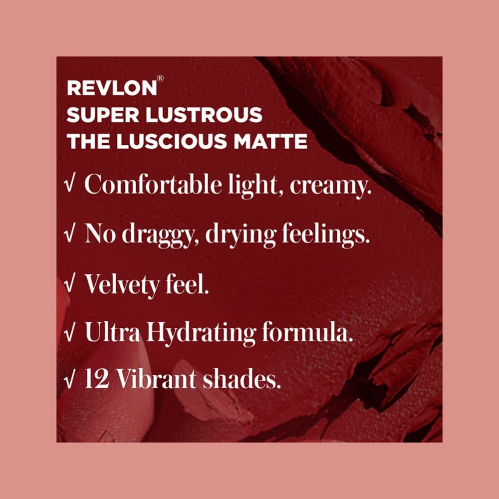 Revlon Super Lustrous - The Luscious Matte Lipstick (Shameless) : 4.2 g