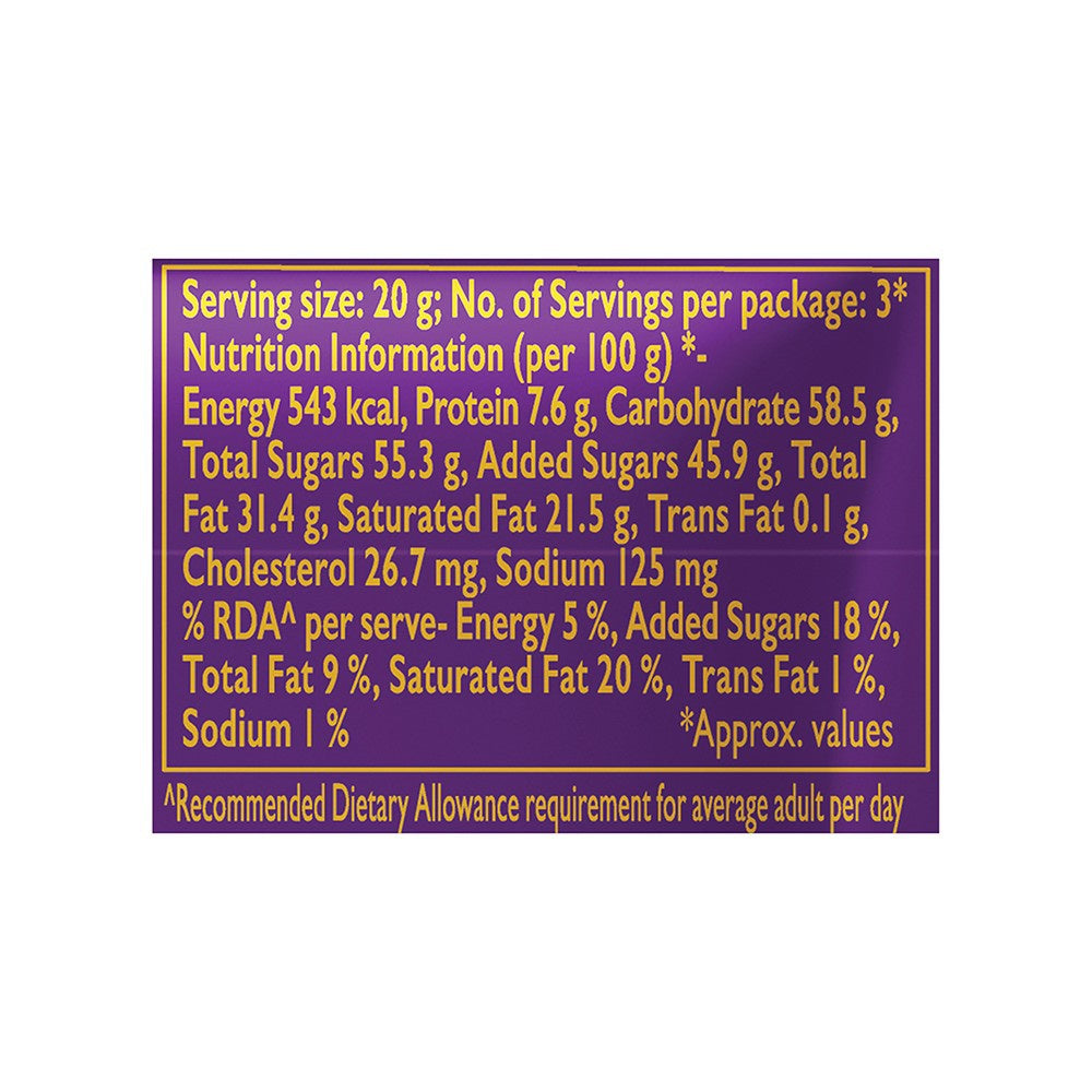 Cadbury Dairy Milk Silk Bubbly Milk Chocolate Bar : 50 g