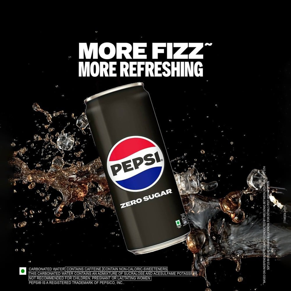 Pepsi Zero Sugar Soft Drink : 330 ml