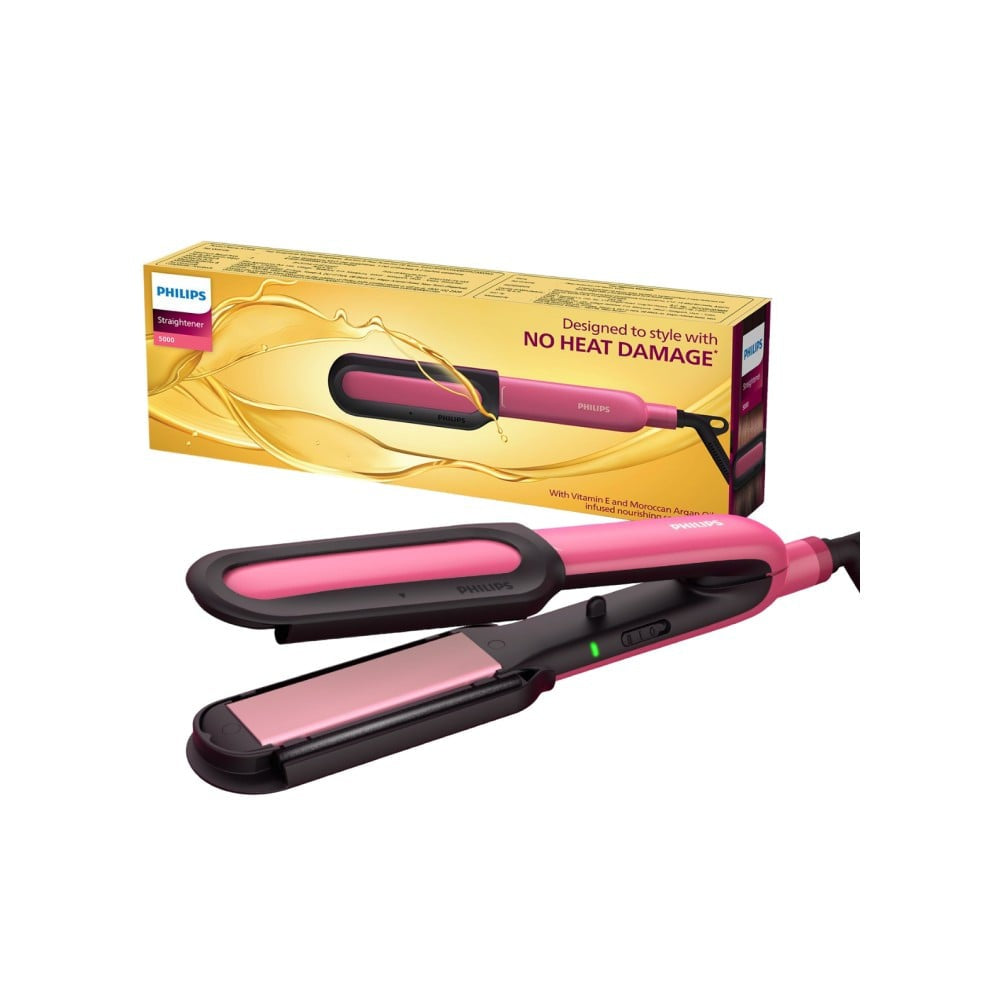 Philips BHS522/00 NourishCare Hair Straightener (Pink, 1500W) : 1 unit