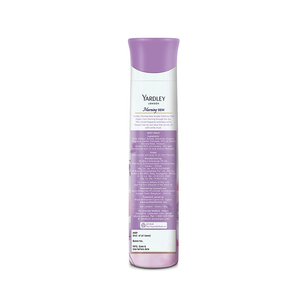 Yardley London Morning Dew Women's Deodorant : 150 ml