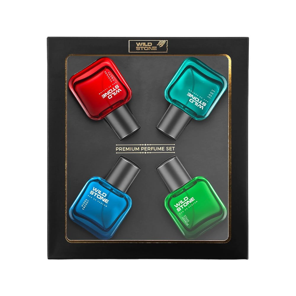 Wild Stone Eau de Parfum Gift Set : 4 x 30 ml