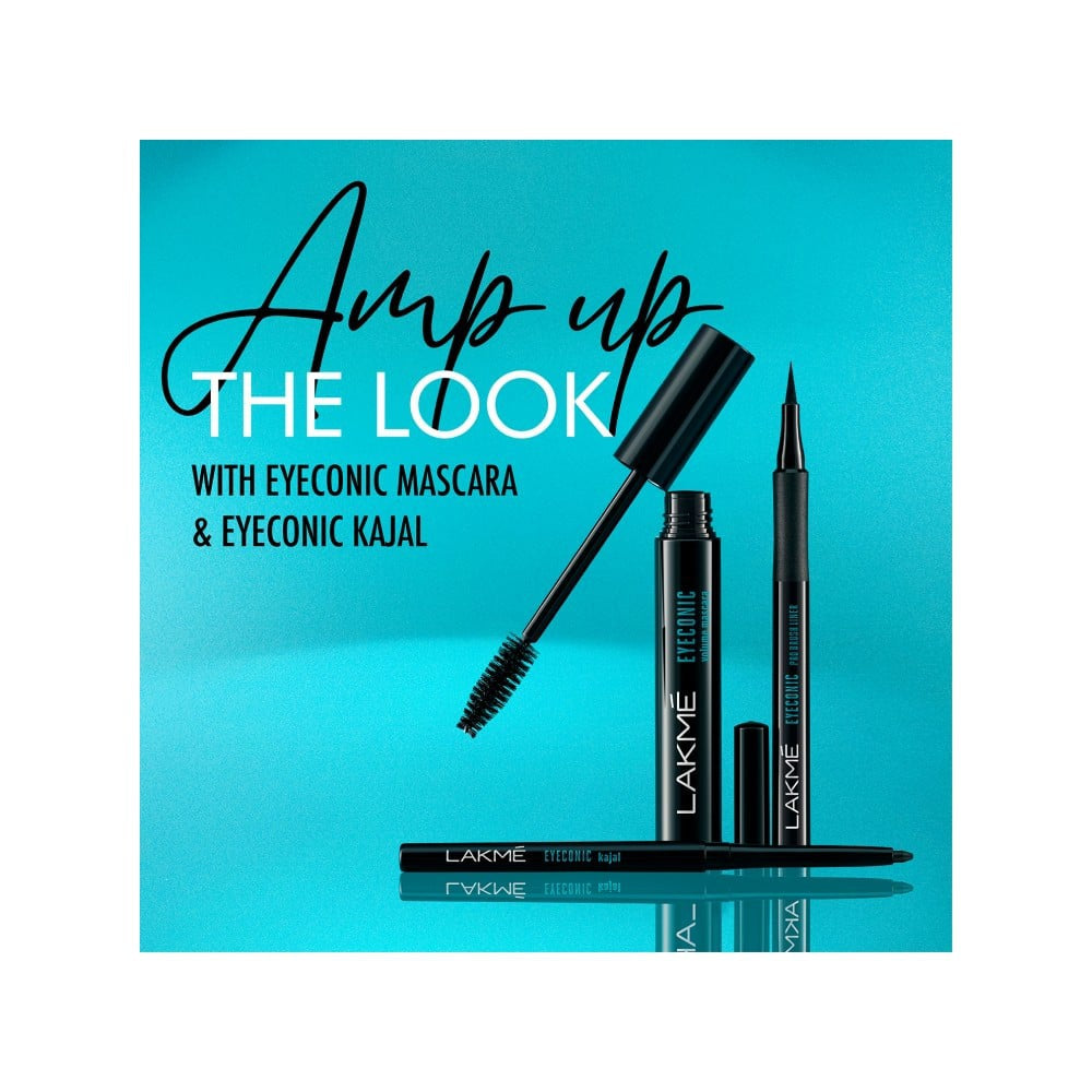 Lakme Eyeconic ProBrush Eyeliner (Black) : 1.2 ml