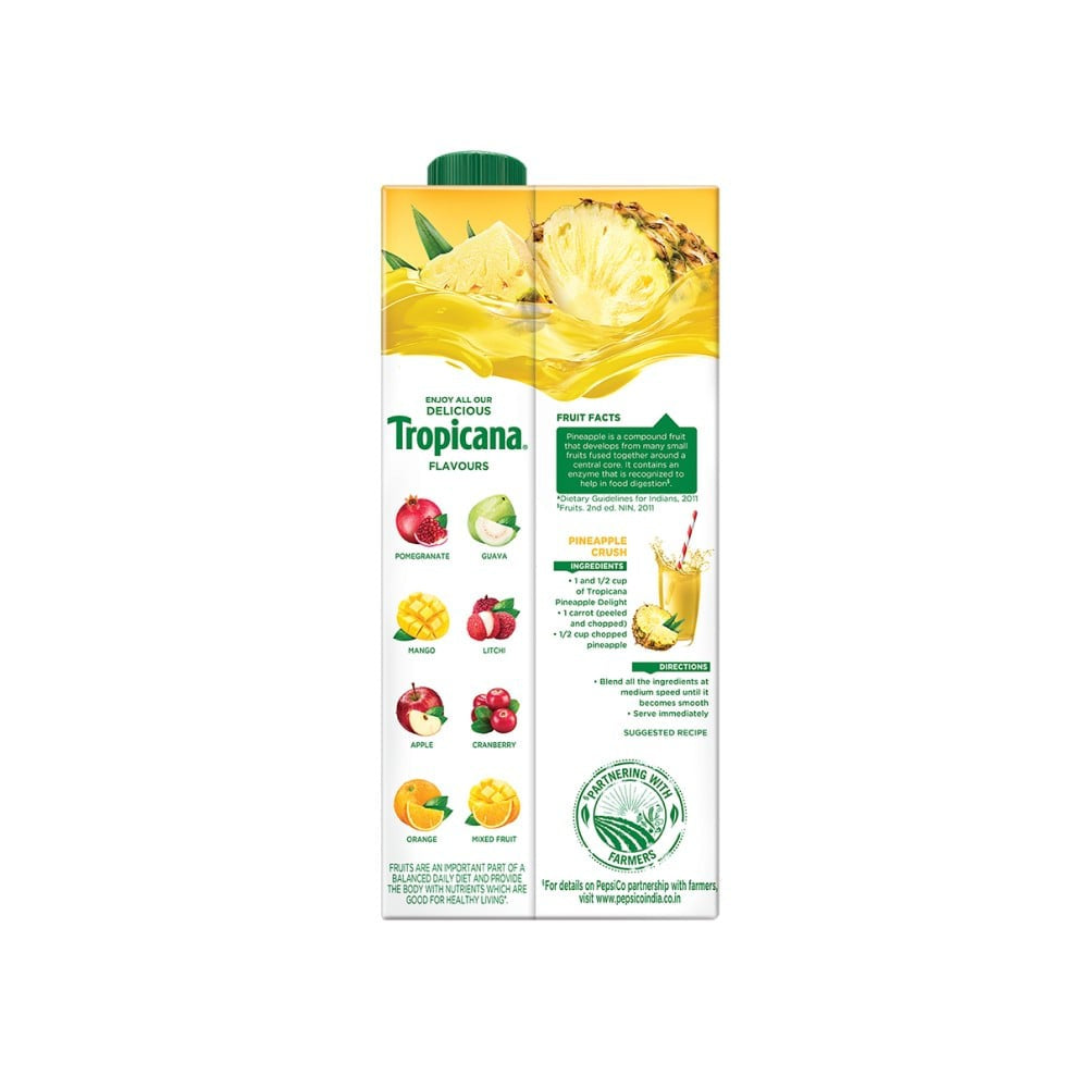 Tropicana Pineapple Delight - Juice - Pack of 2 : 2 x 1 ltr