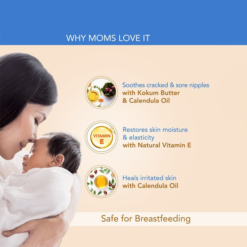 The Moms Co. Natural Butter Nipple Cream (With Mono Cartons) : 25 g