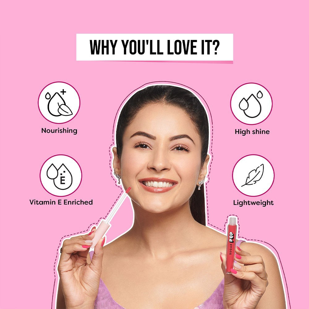 SUGAR POP High Shine Lip Gloss (03 Maple Syrup) : 3.5 ml