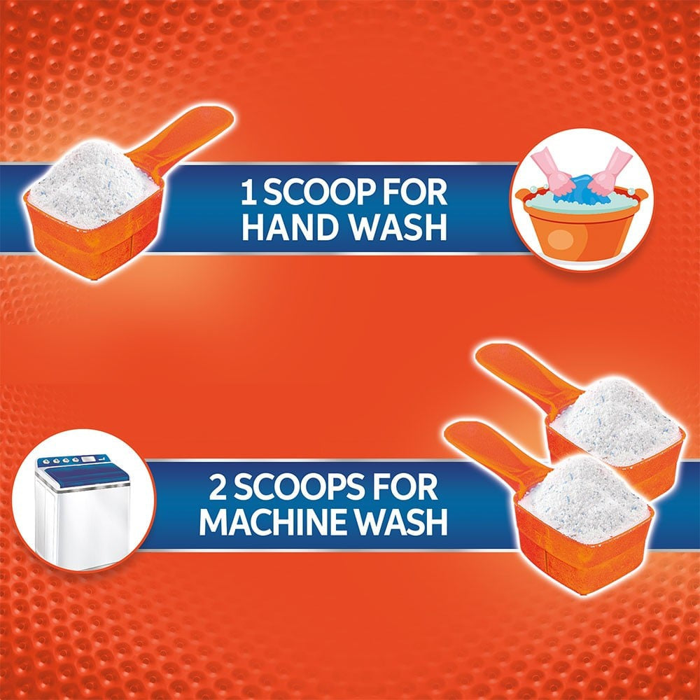 Tide Double Power Detergent Powder (Lemon & Mint) : 5 kg + 1 kg