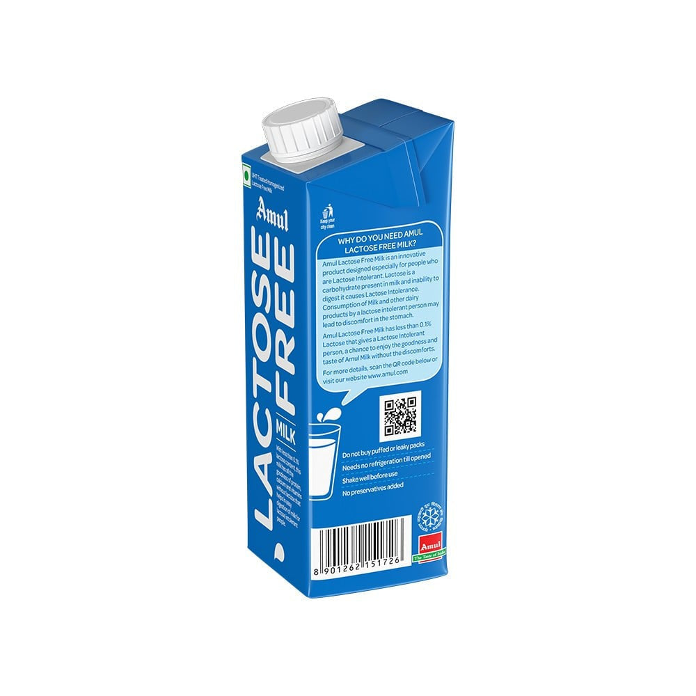 Amul Lactose Free Milk : 250 ml