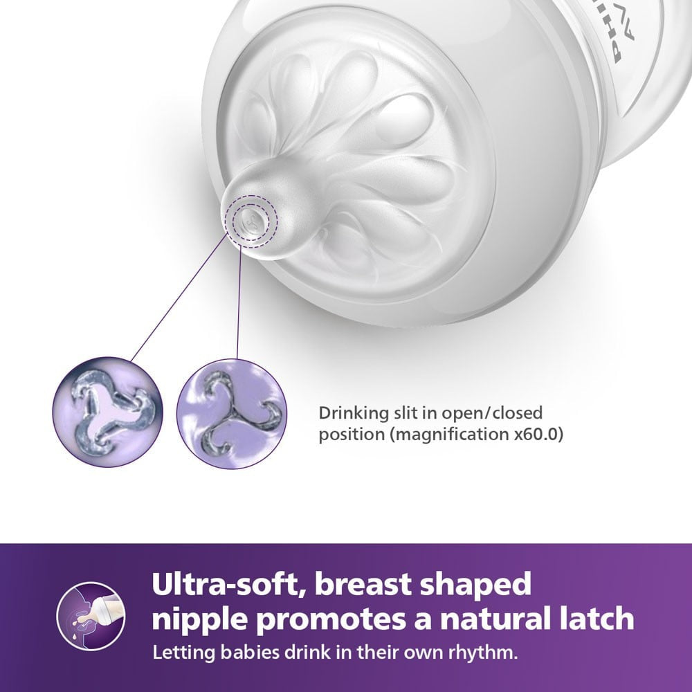 Philips Avent Natural Response Feeding Bottle 1+ Months : 1 piece