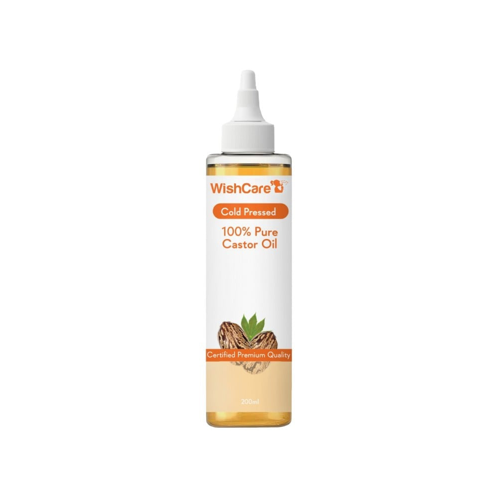 Wishcare Cold Pressed 100% Pure Castor Oil : 200 ml