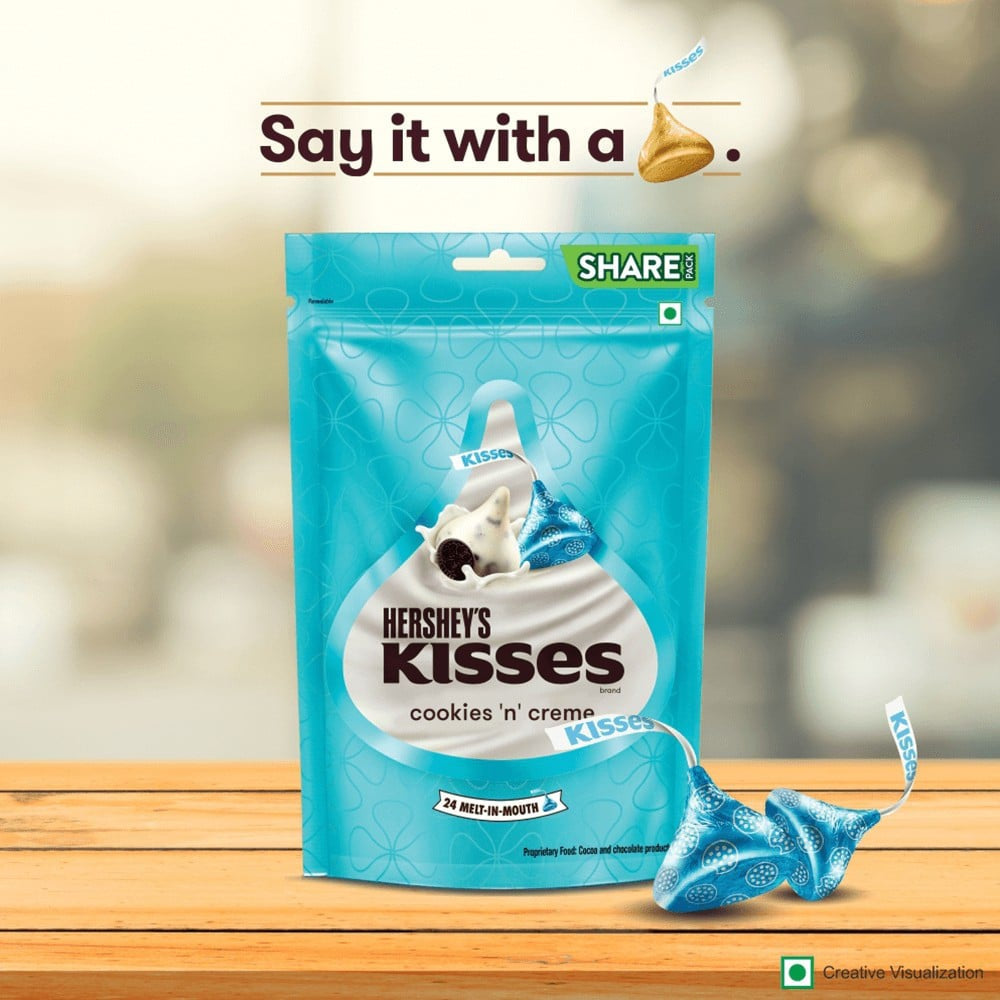 Hershey's Kisses Cookies n Creme Assorted Chocolate Pack : 100.8 g