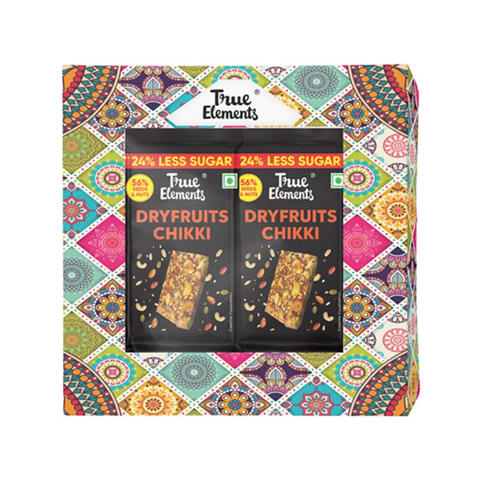 True Elements Indulgence Dry Fruits with Handy Potli : 222 g