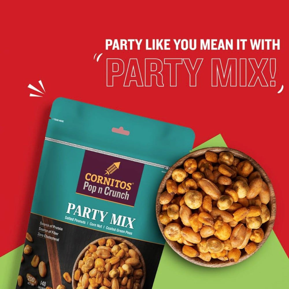Cornitos Pop n Crunch Party Nut Mix : 180 g