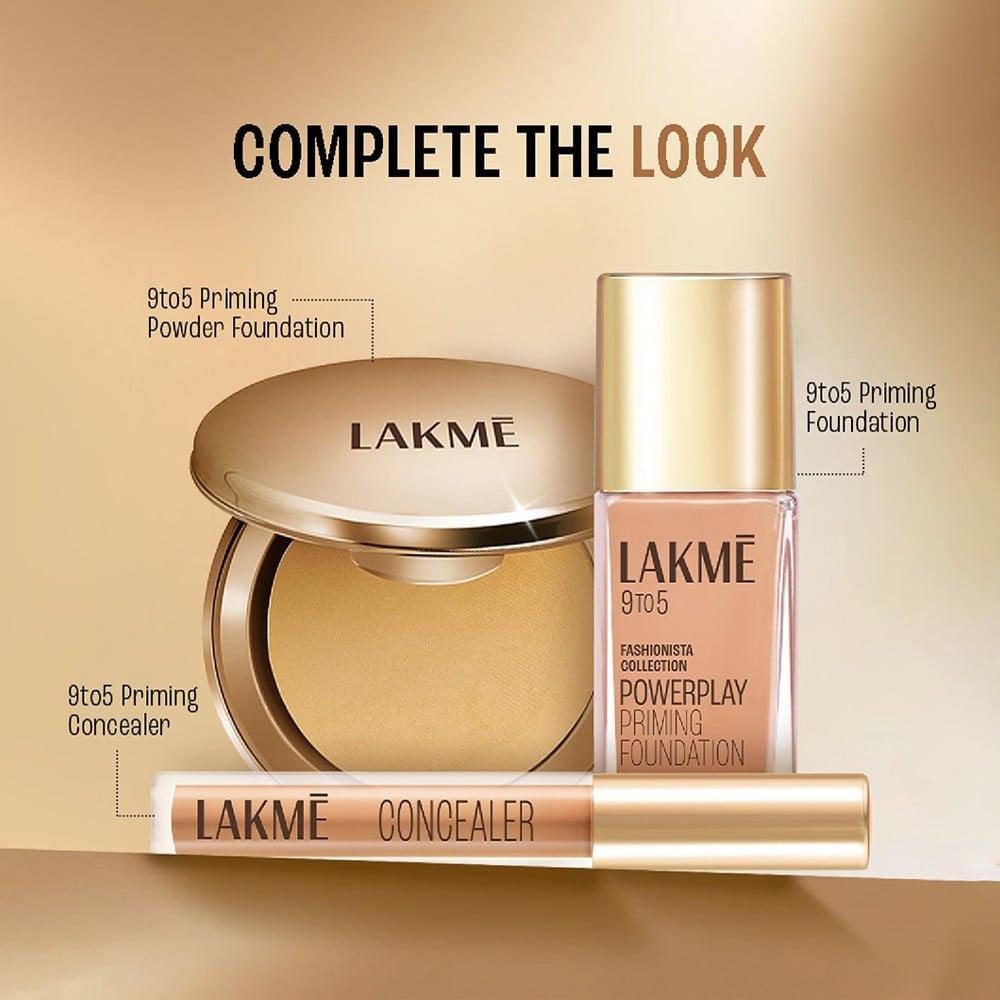 Lakme 9To5 Primer + Matte Powder Foundation (Silky Golden) : 9 g
