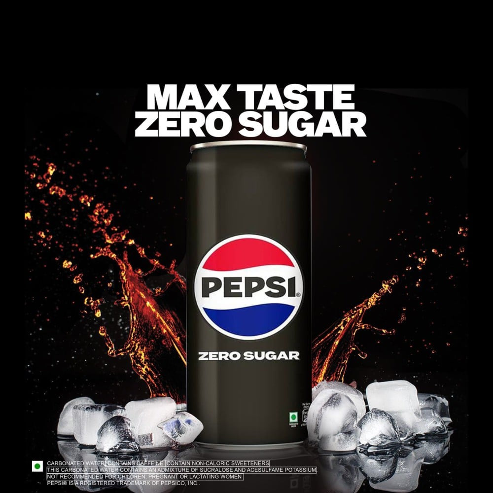 Pepsi Zero Sugar Soft Drink : 330 ml
