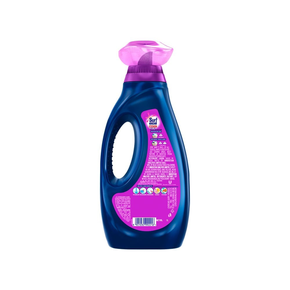 Surf Excel Front Load Liquid Detergent : 1 ltr