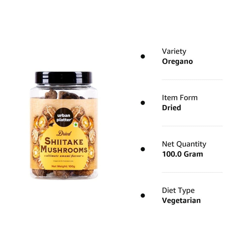 Urban Platter Dried Shiitake Mushroom : 100 g