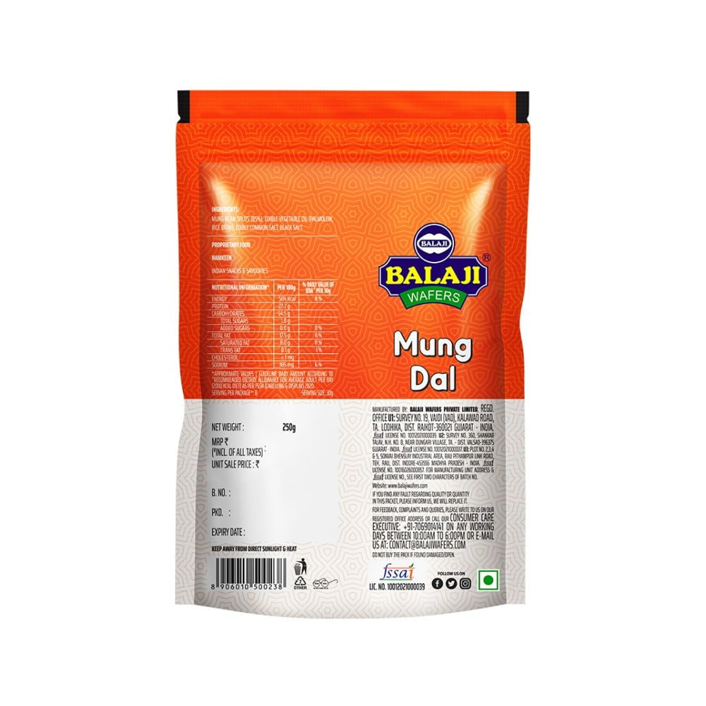 Balaji Moong Dal Namkeen : 250 g