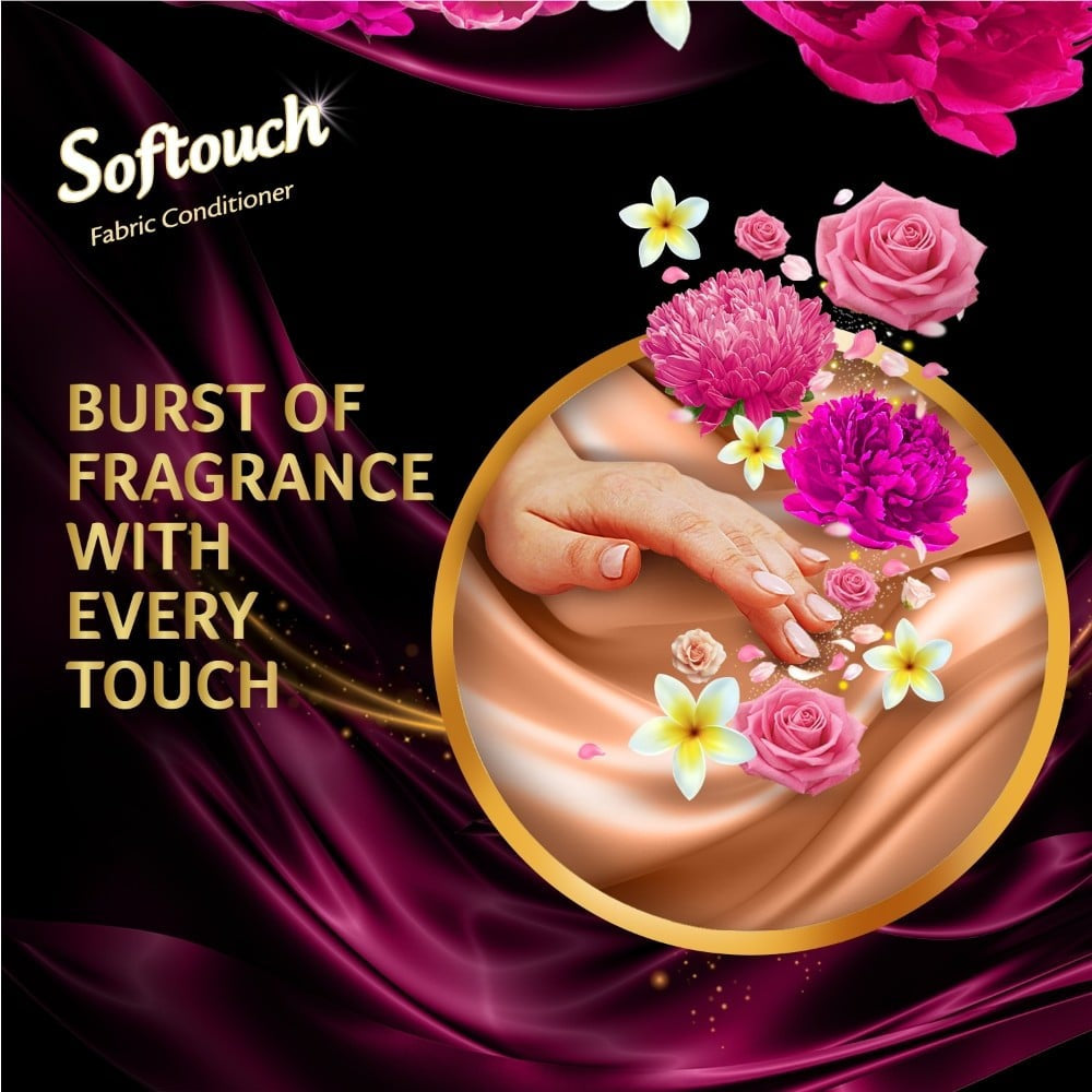 Softouch 2x French Perfume Fabric Conditioner : 2 ltr