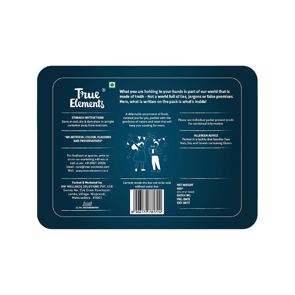 True Elements Gourmet Dry Fruits Gift Pack (Festive Edition) : 300 g