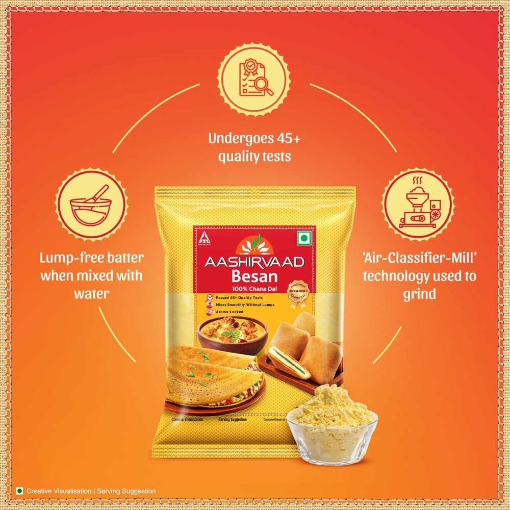 Aashirvaad Besan Besan (100% Chana Dal) : 1 kg