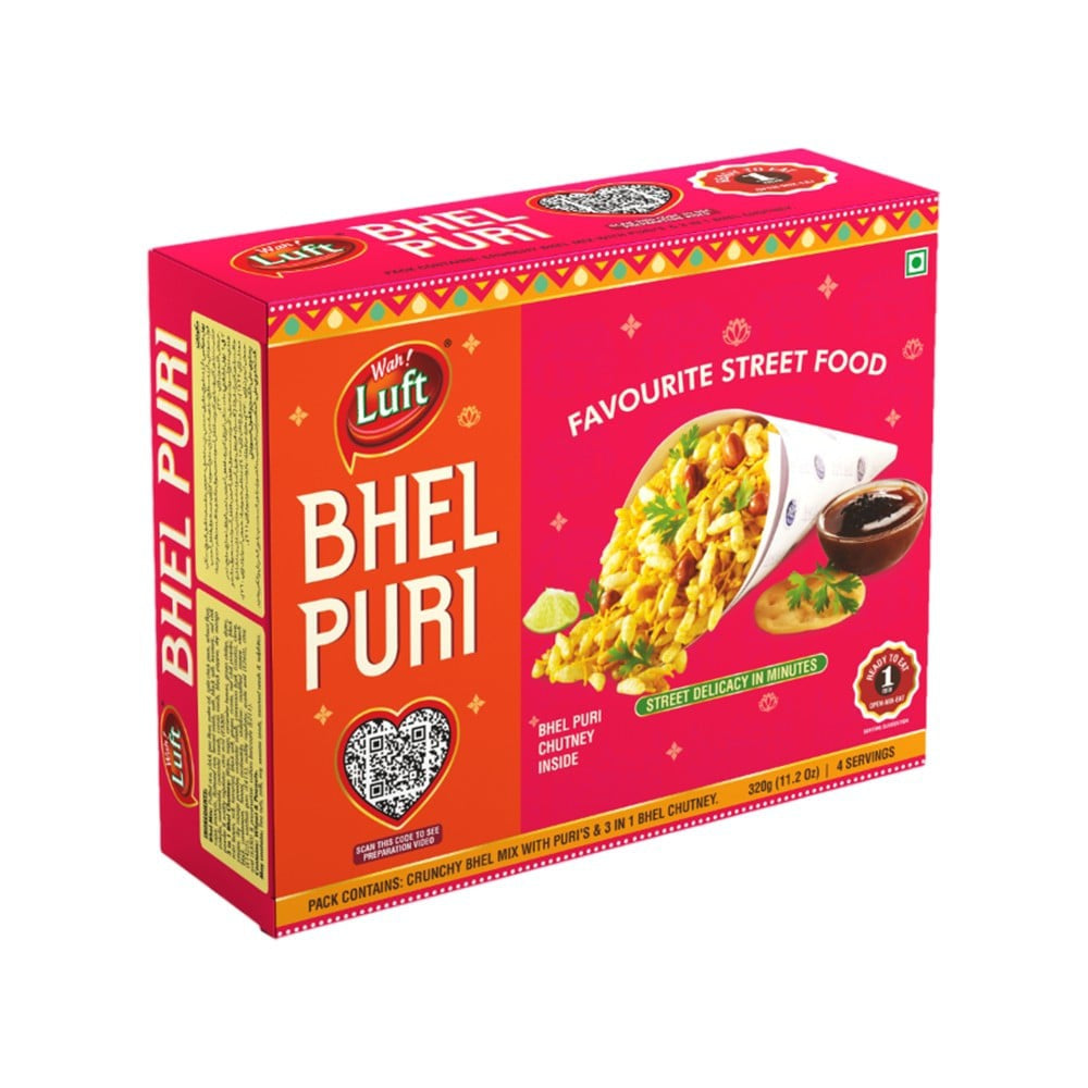 Wah Luft Bhelpuri, (with Bhel Chutney) : 320 g