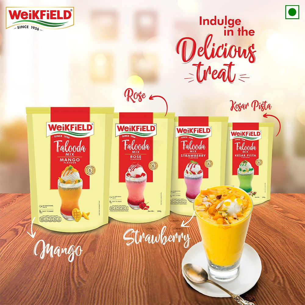 Weikfield Mango Falooda Dessert Mix : 200 g