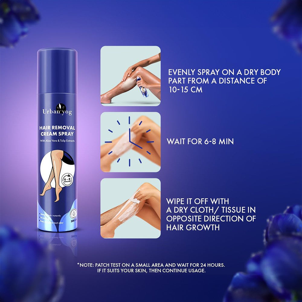 Urban Yog Cream Hair Removal Spray : 200 ml