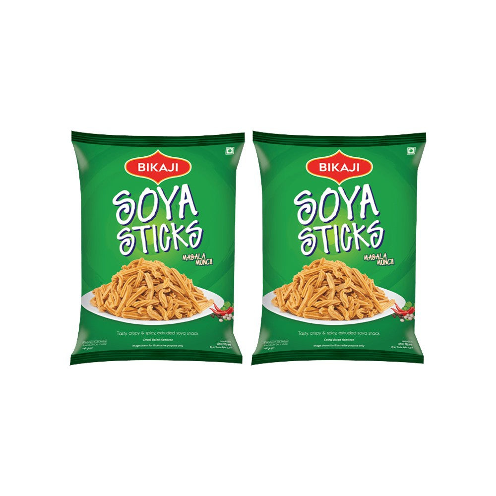 Bikaji Masala Munch Soya Sticks - Pack of 2 : 2 x 200 g