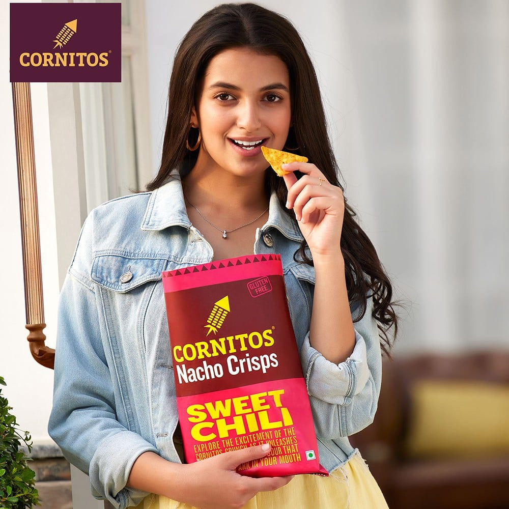 Cornitos Sweet Chili Nachos - Pack of 3 : 3 x 75 g