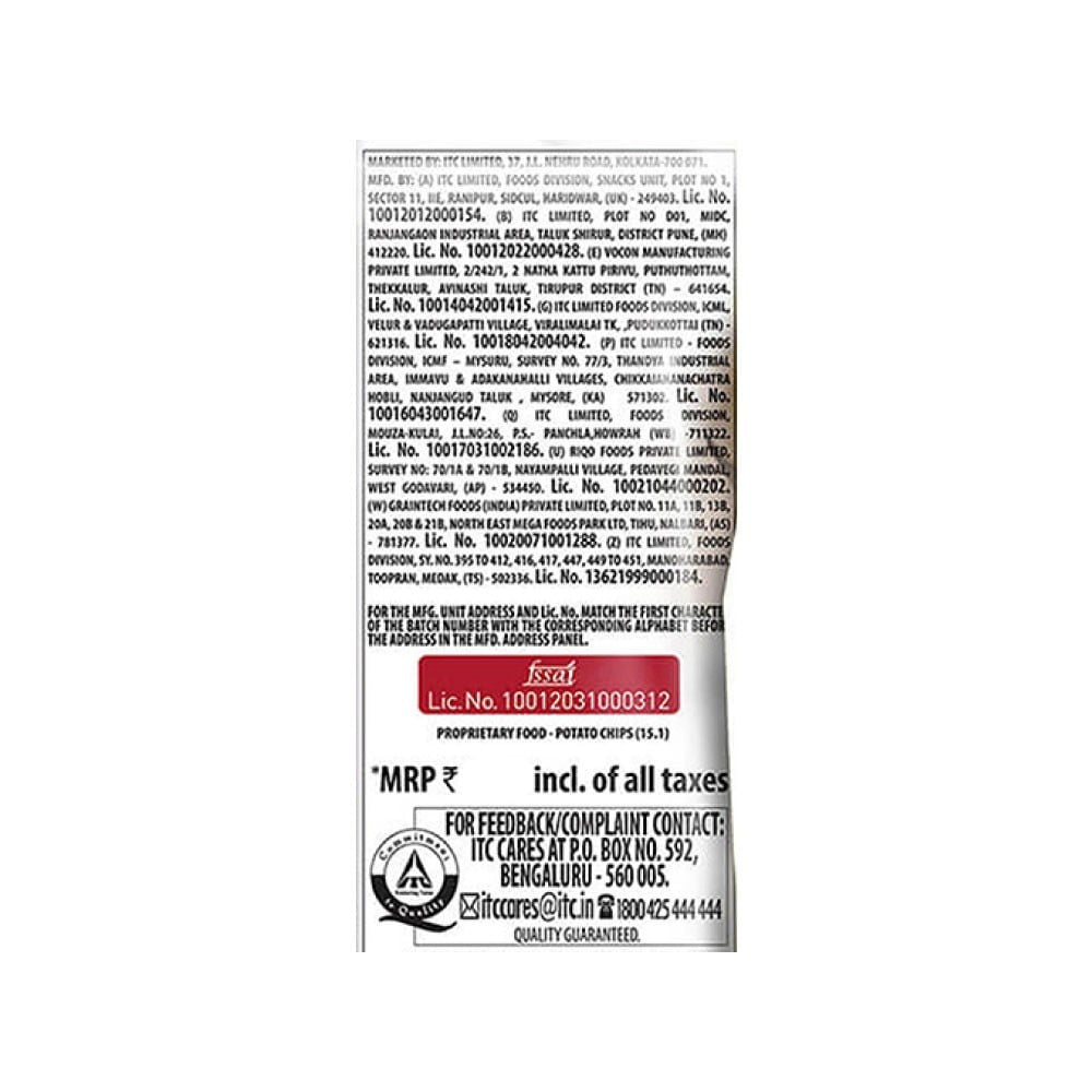 Bingo Original Style Chilli Sprinkled Potato Chips - Pack of 2 : 2 x 90 g