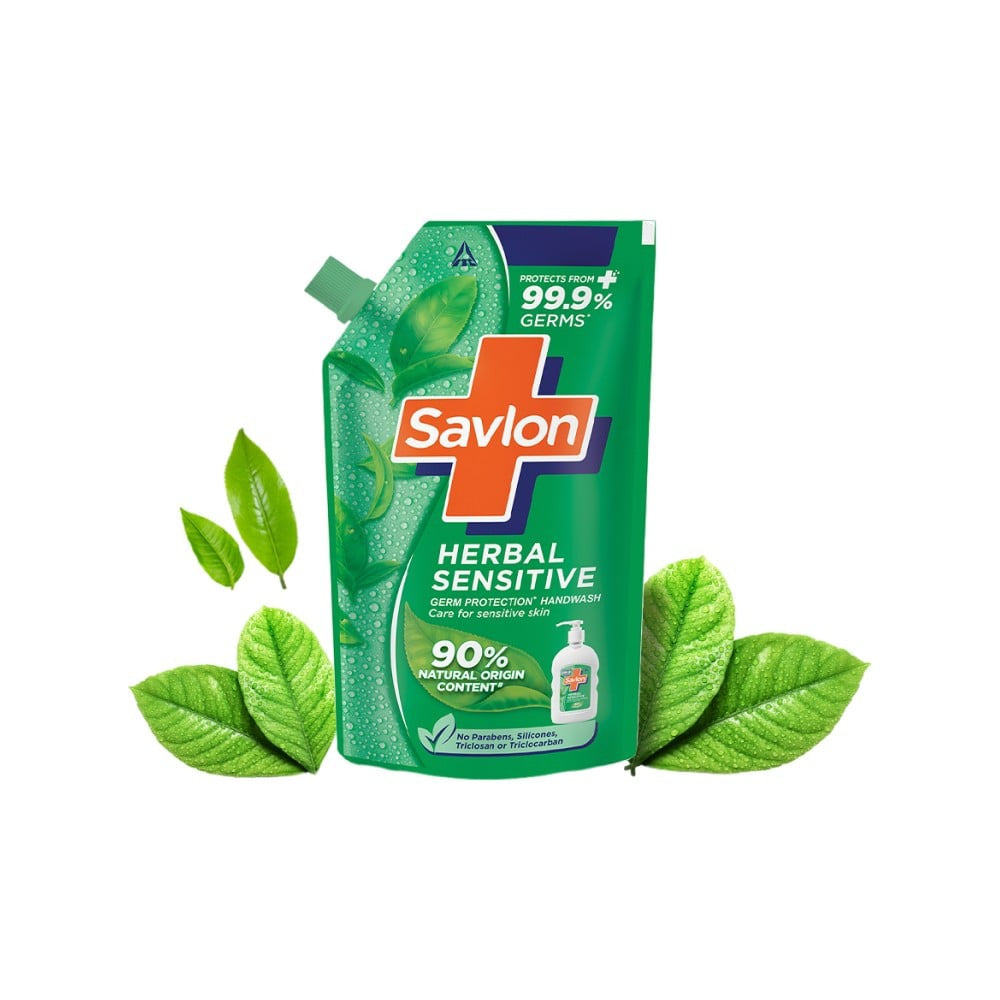 Savlon Herbal Sensitive Hand Wash (Refill) : 675 ml