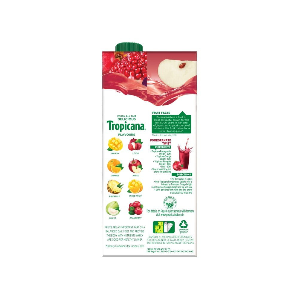 Tropicana Pomegranate Delight Juice : 1 ltr