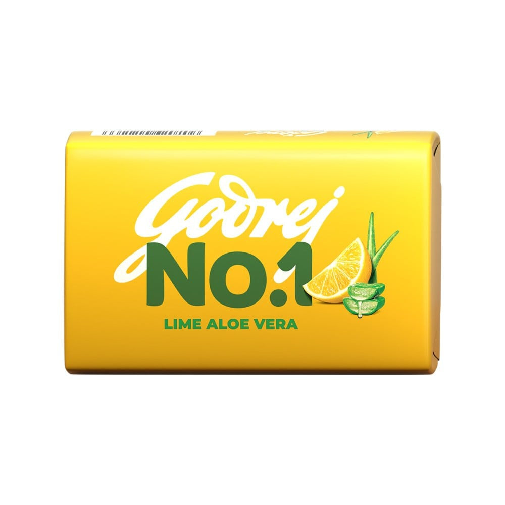 Godrej No.1 Lime & Aloe Vera Soap (4 x 150 g) - Buy 3 Get 1 Free - Pack of 2 : 2 x 4 x 150 g