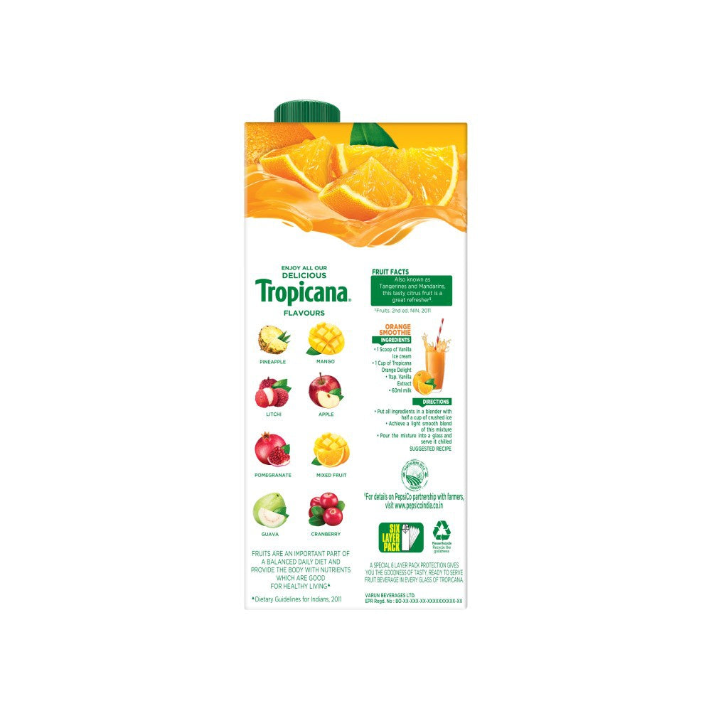 Tropicana Orange Delight Juice : 1 ltr