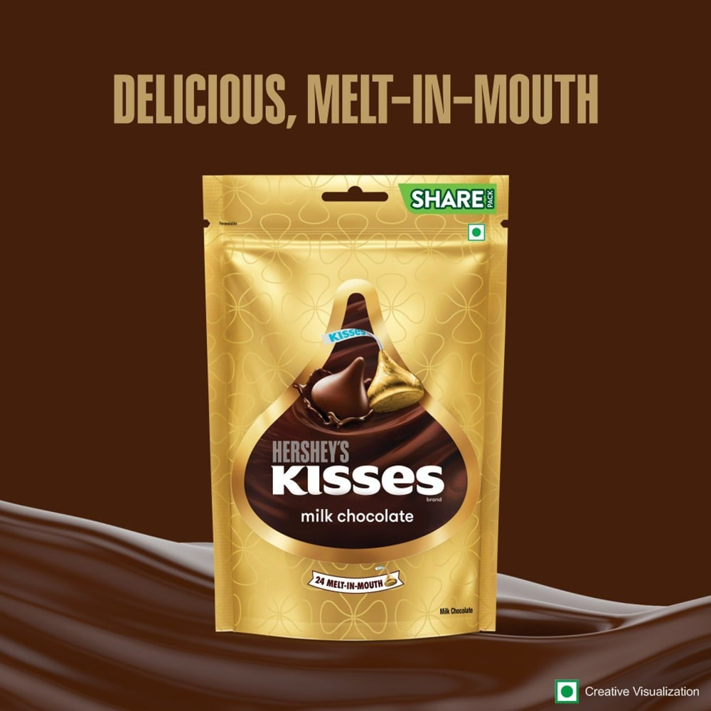 Hershey's Kisses Milk Chocolate Pack : 108 g