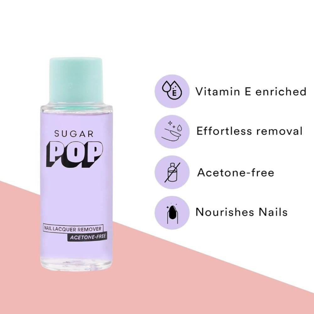 SUGAR POP Lacquer Nail Paint Remover : 30 ml