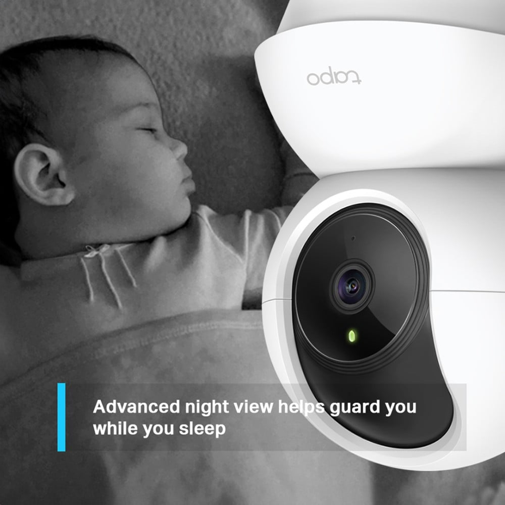 TP-LINK Tapo C200 Pan/tilt Wi-fi Smart Home Security Camera 1080p 2MP (White) : 1 unit