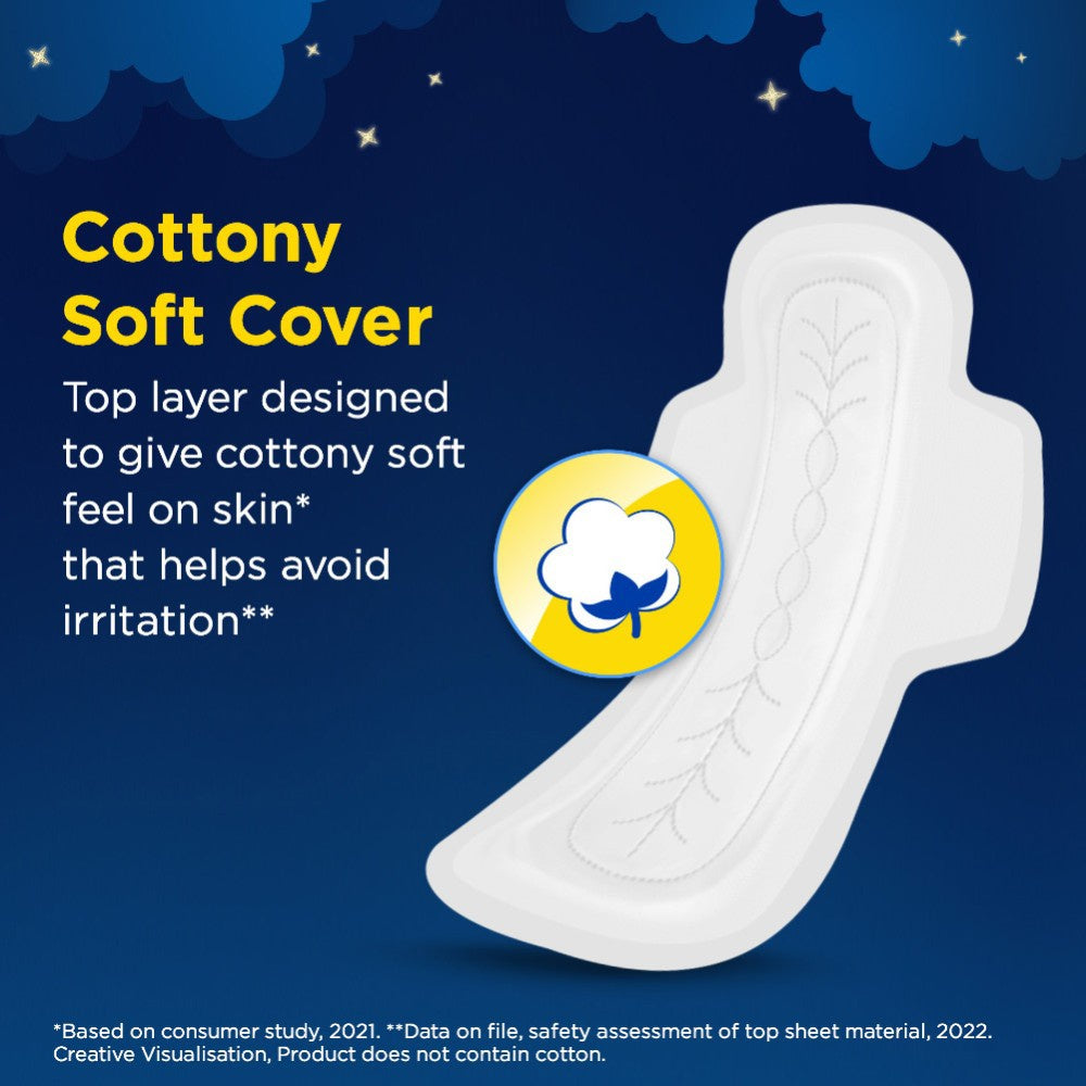 Stayfree Secure Nights Sanitary Pads - Pack of 2 : 2 x 40 units