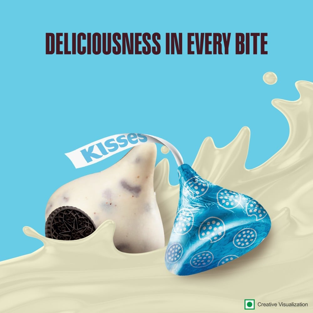 Hershey's Kisses Cookies n Creme Assorted Chocolate Pack : 100.8 g