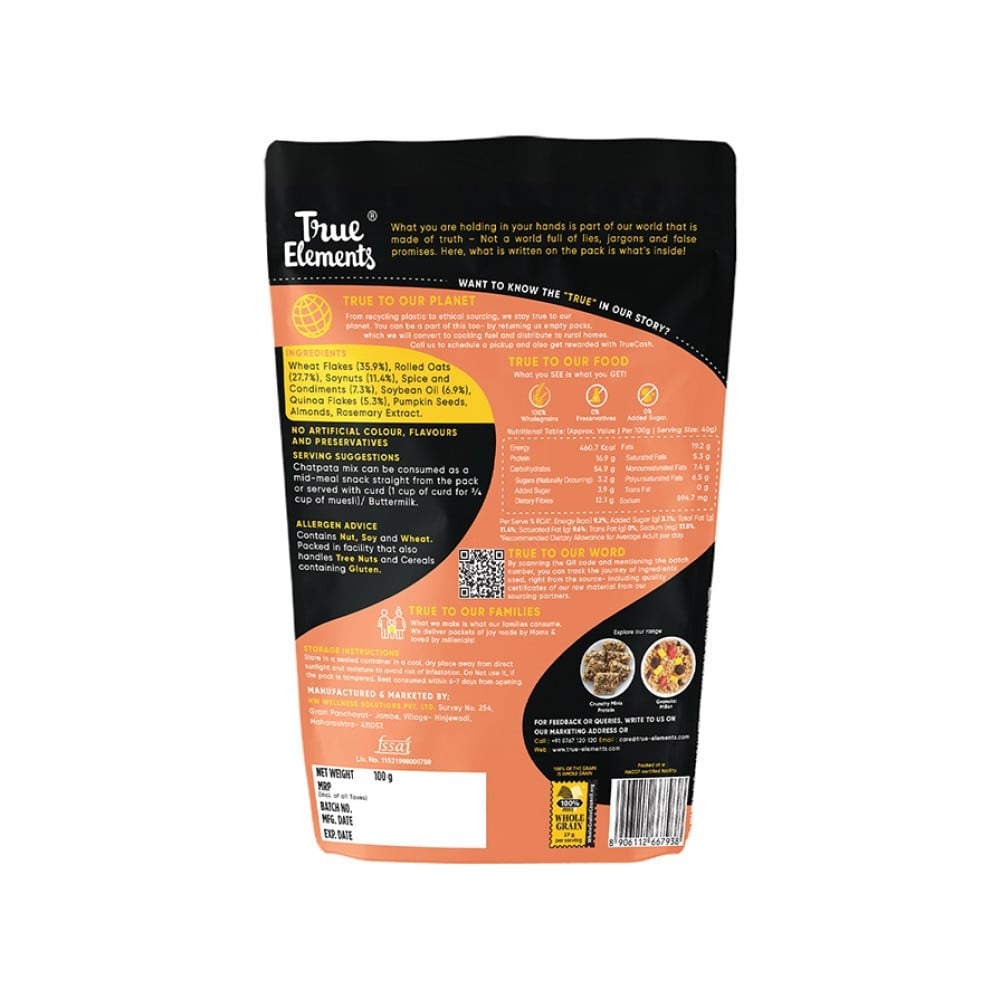 True Elements Chatpata Mixture Namkeen : 100 g