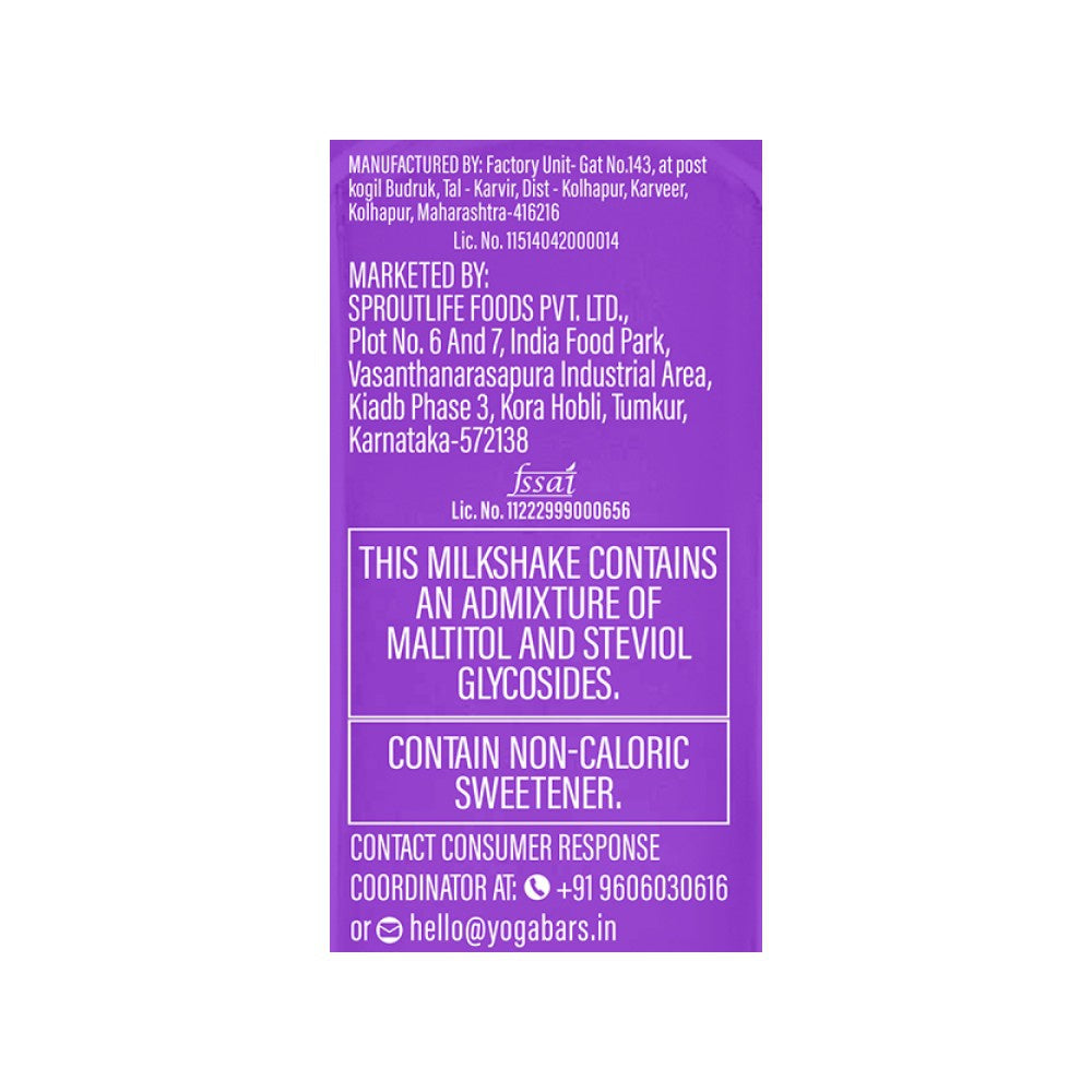 Yoga Bar 26 g Protein Milkshake (Double Chocolate) : 250 ml