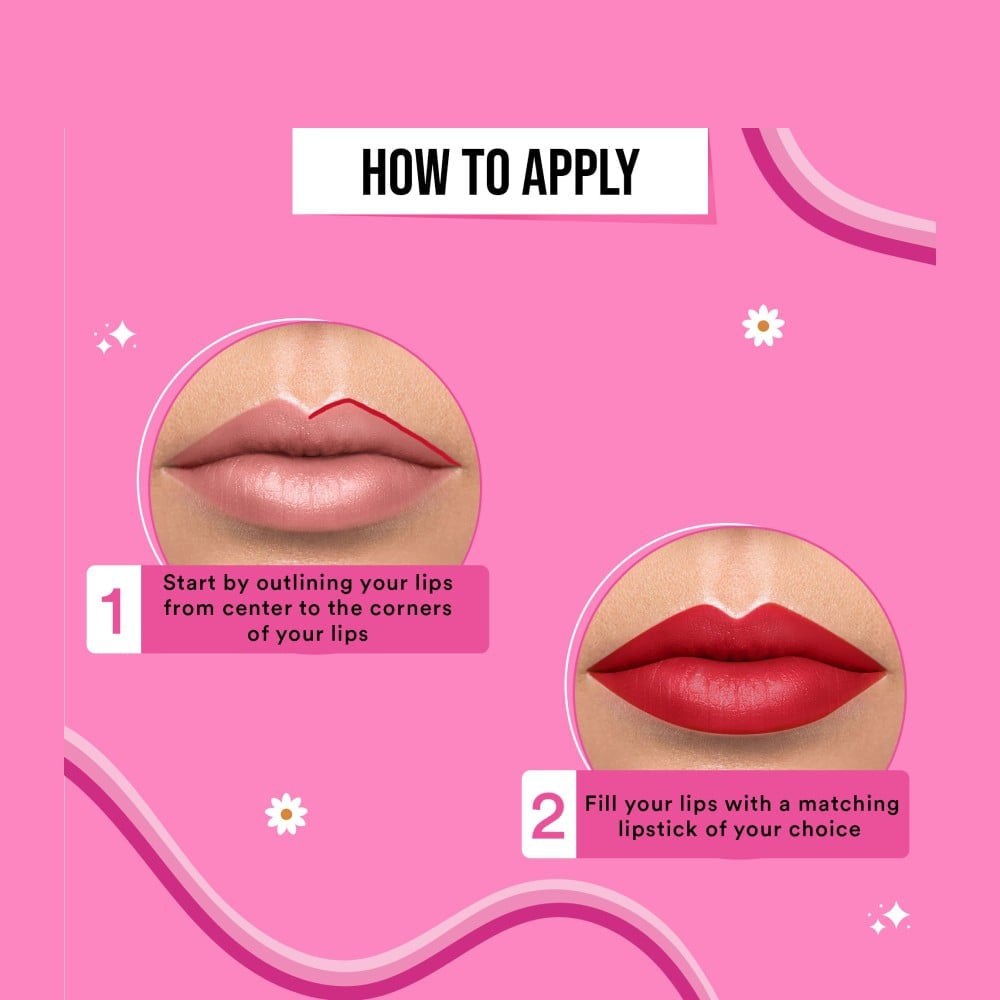 SUGAR POP Velvet Matte Lip Liner (01 Red Carpet) : 0.27 g