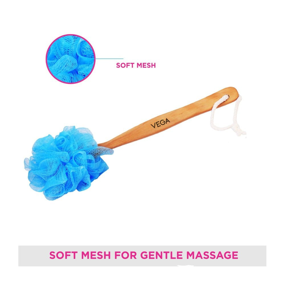 Vega Wooden Handle Bath Brush (BA-1/6) : 1 piece